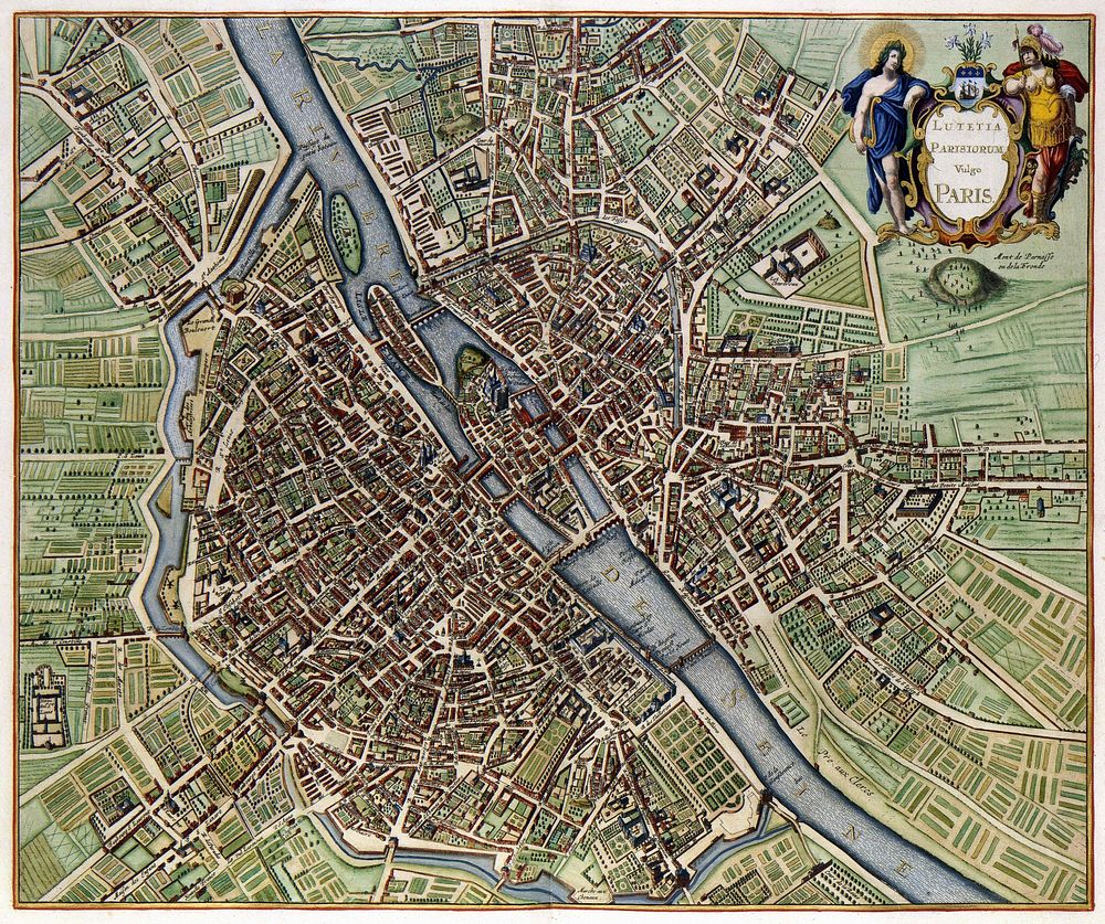 Map of Paris