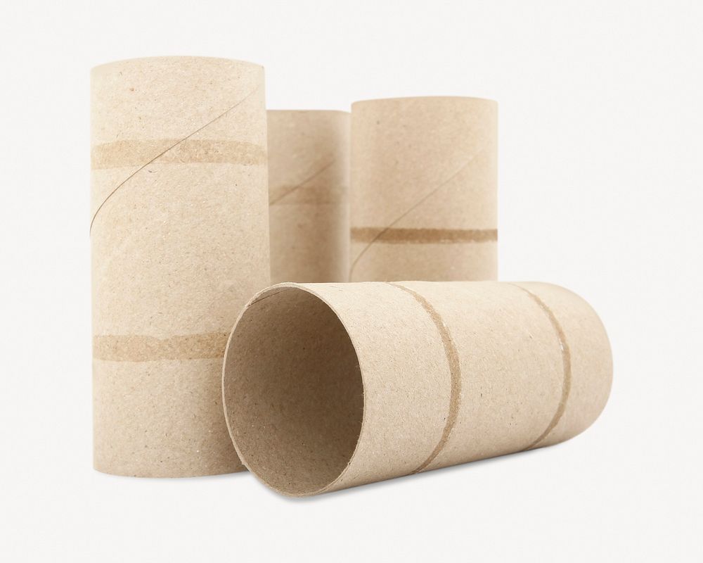 Tissue roll , isolated object image psd