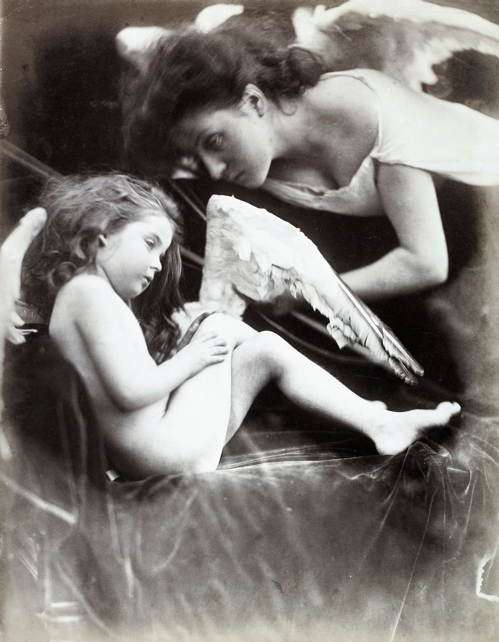 Venus chiding cupid and depriving him of his wings (1872) by Julia Margaret Cameron. Original from The Minneapolis Institute…