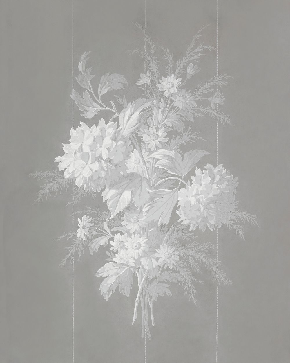 Sidewall - floral (1855&ndash;1900) by Ericson & Weiss. Original from Smithsonian Institution. Digitally enhanced by…