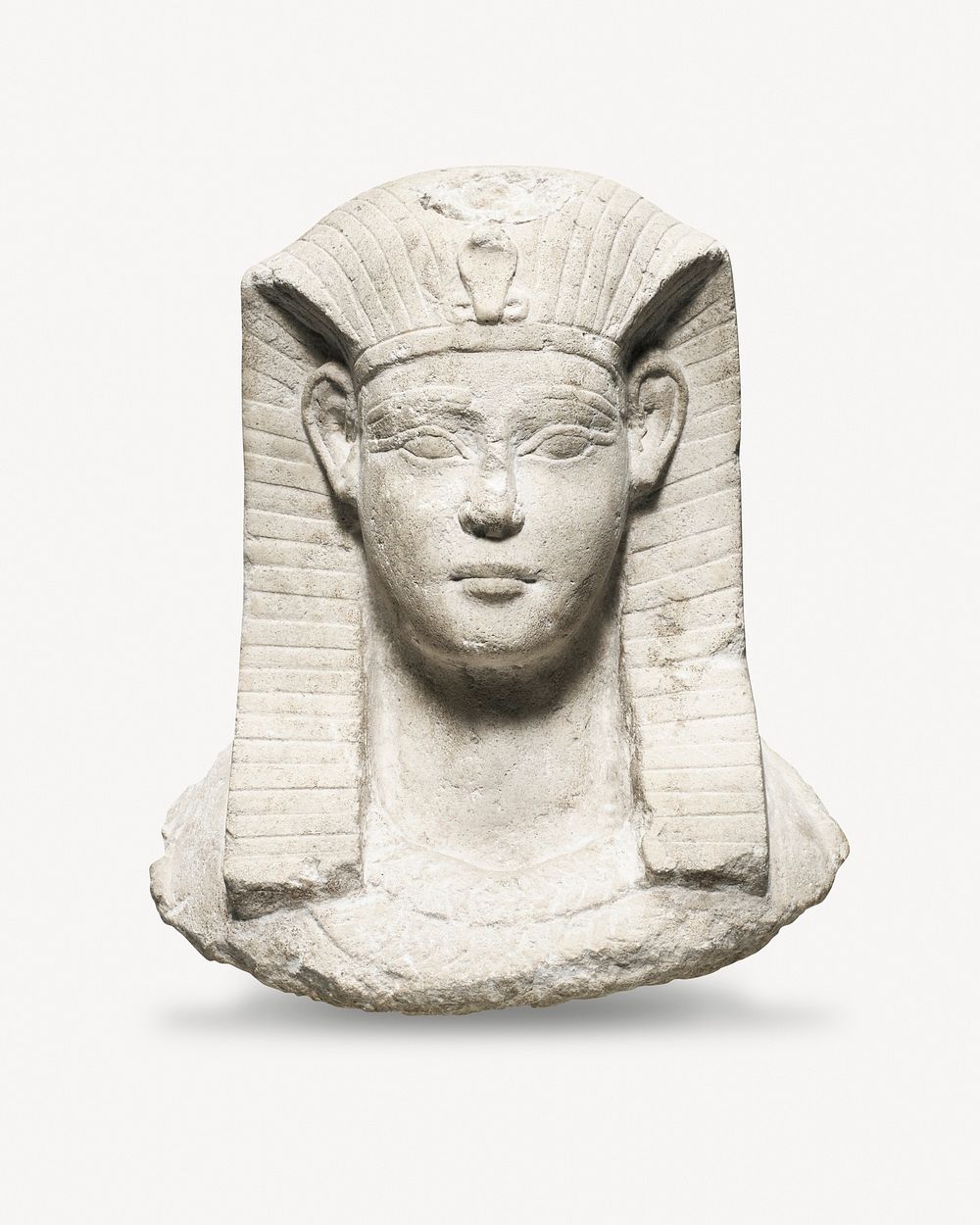 Young Pharaoh sculpture, vintage psd