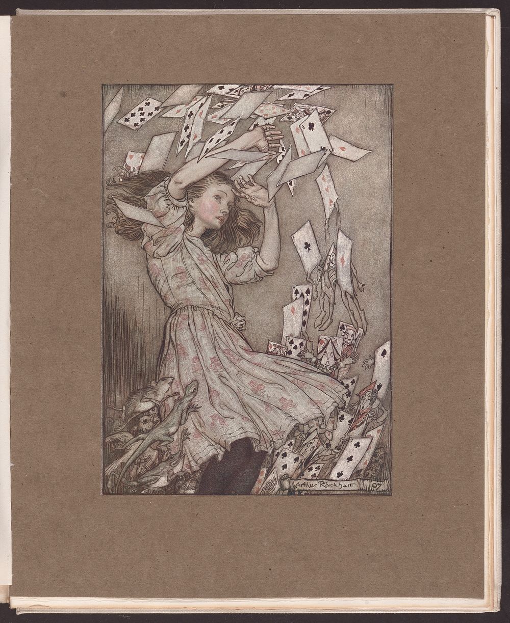 Alice's adventures in Wonderland (1907) print in high resolution by Lewis Carroll. 