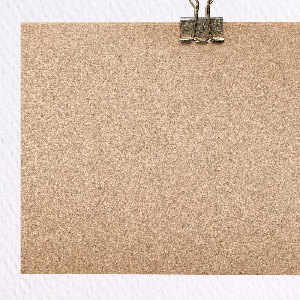 Brown note paper background, stationery design