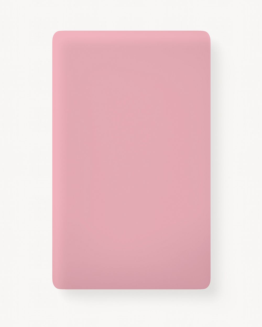 Business card, pink 3D rendering design
