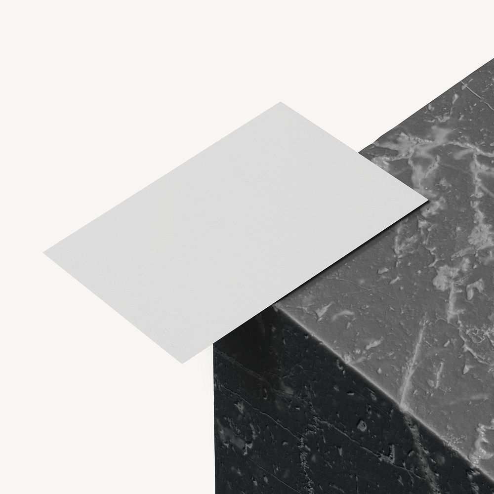 Business card, luxury marble design