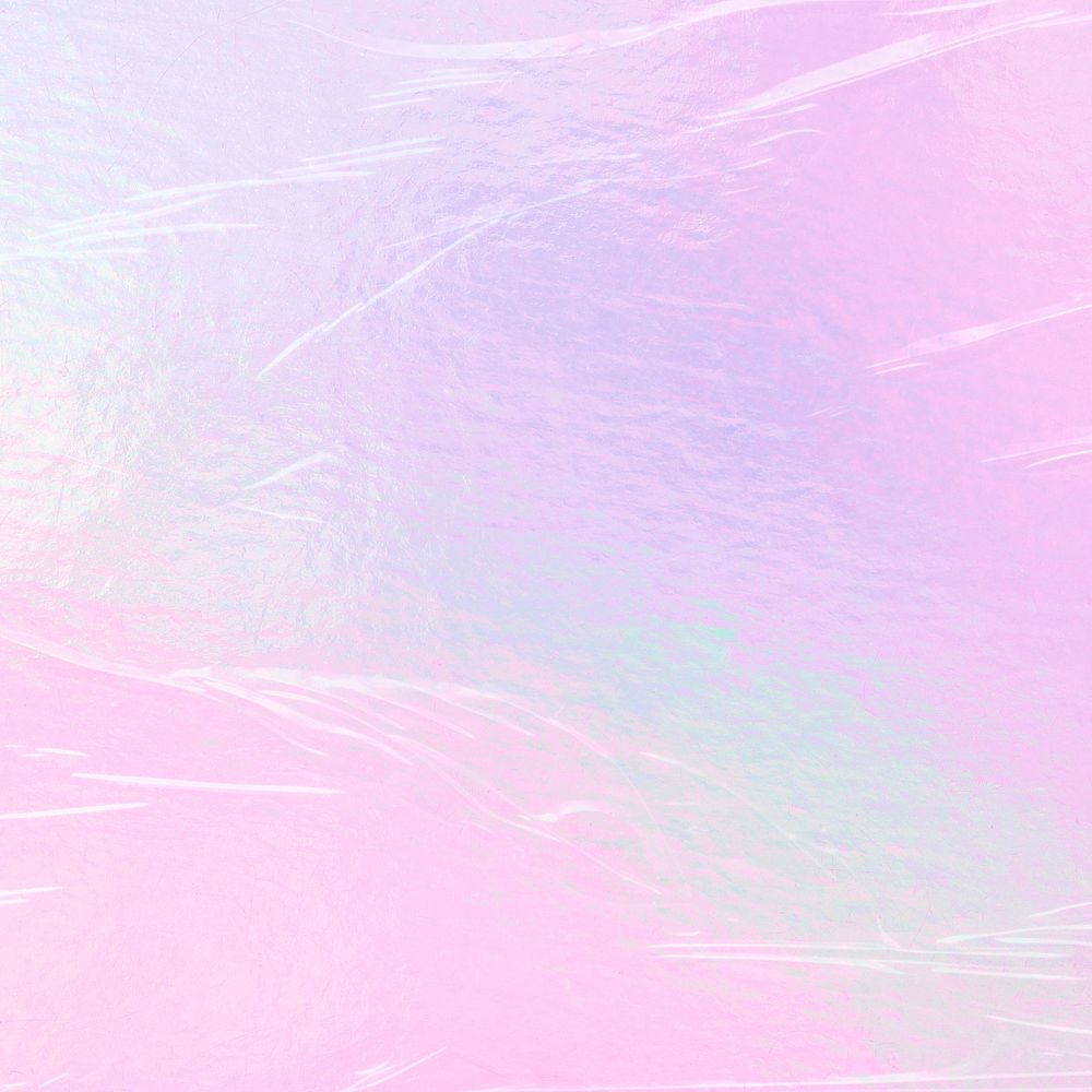 Pastel pink holographic background, collage element design
