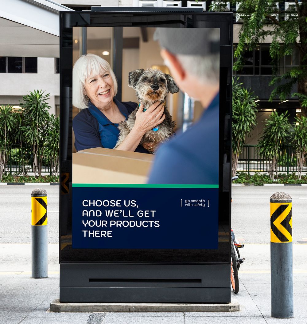 Pet ad sign board, road advertising signage