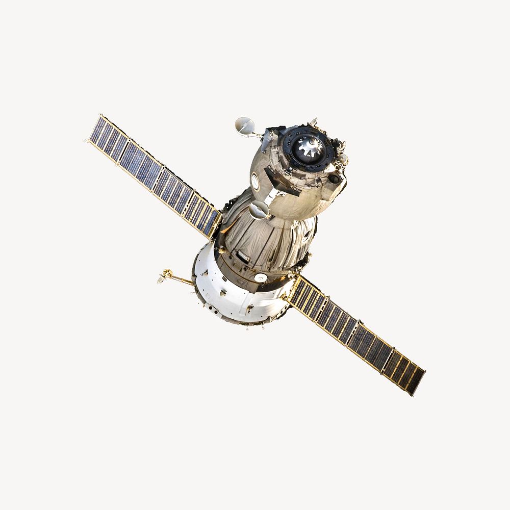 Space satellite psd, Soyuz TMA-11, originally from NASA. Remastered by rawpixel.