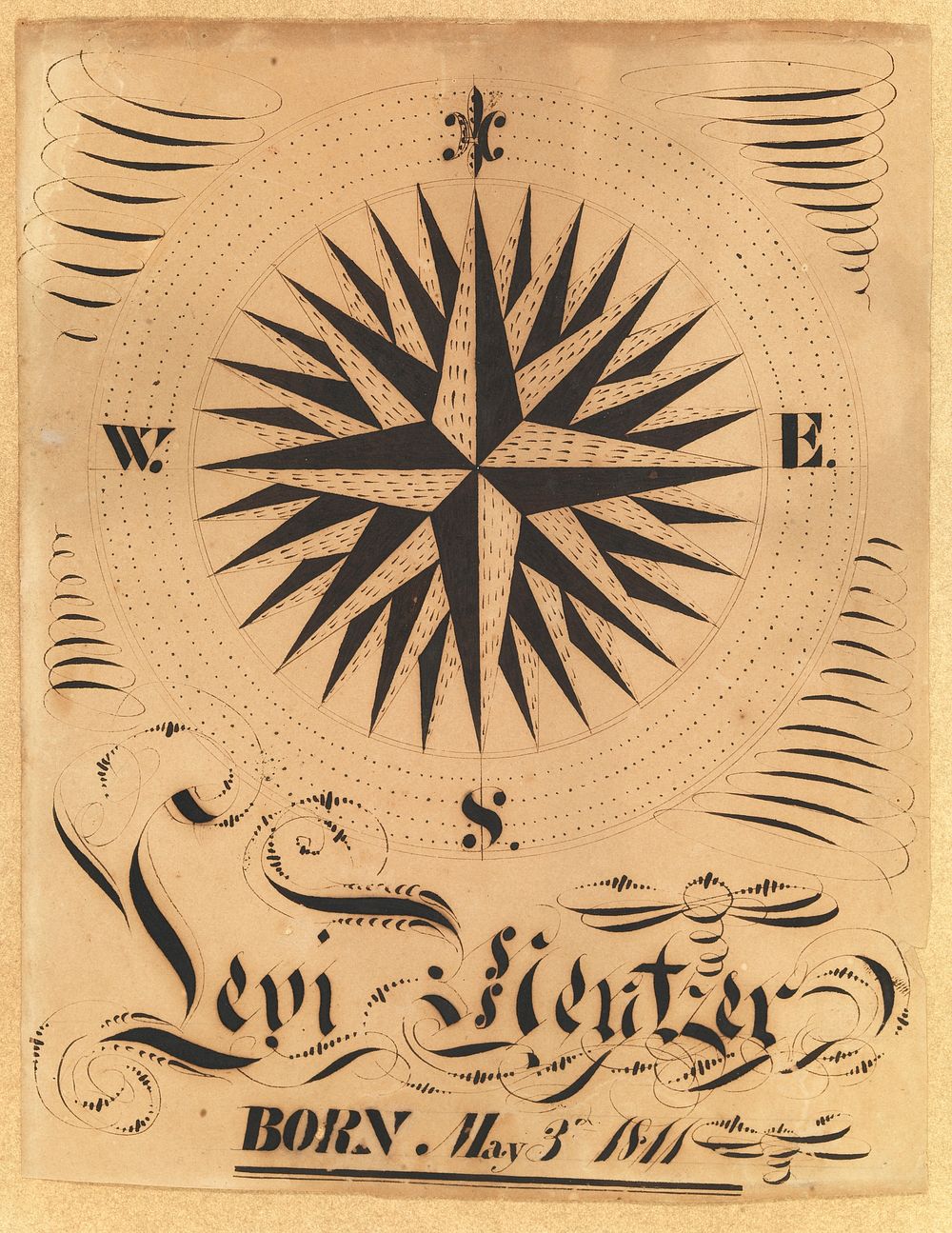 Direct capture (ca. 1811) by Mentzer Family Member