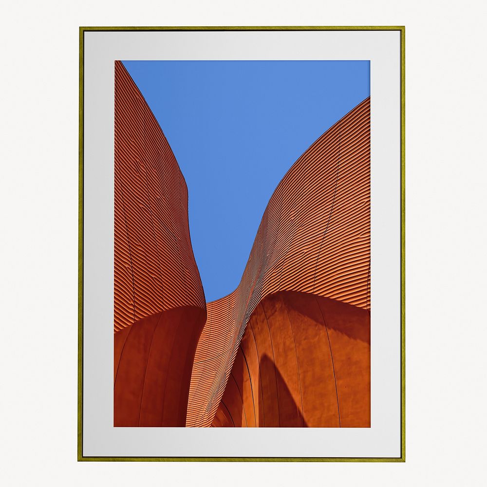 Abstract picture frame, retro style