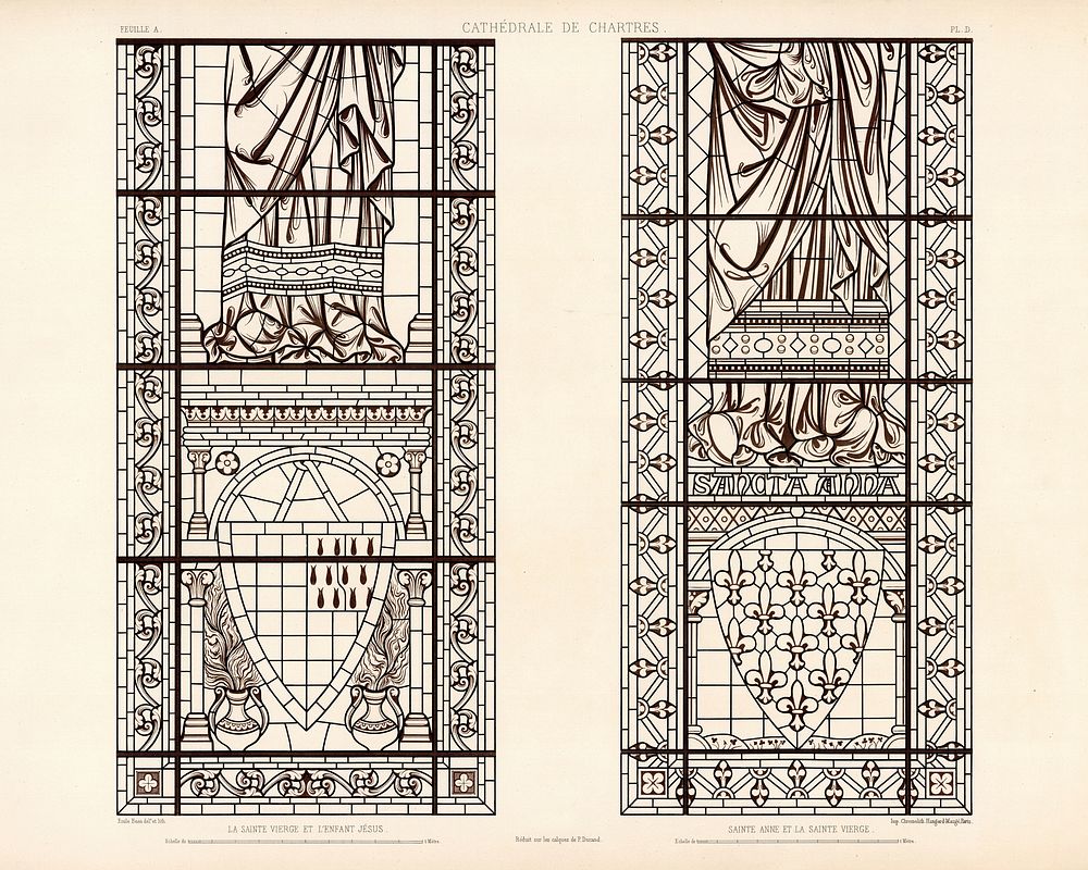 Monographie de la cathédrale de Chartres. Atlas.