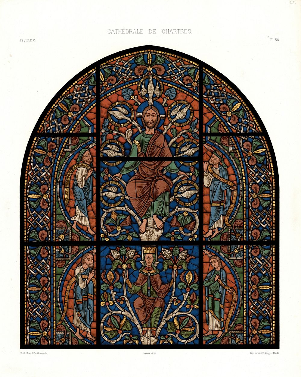 Monographie de la cathédrale de Chartres. Atlas