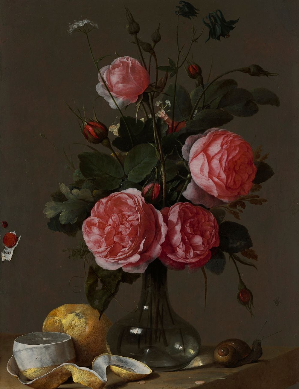 Floral Still Life (1670–1690) painting in high resolution by Cornelis de Heem. Original from the Minneapolis Institute of…