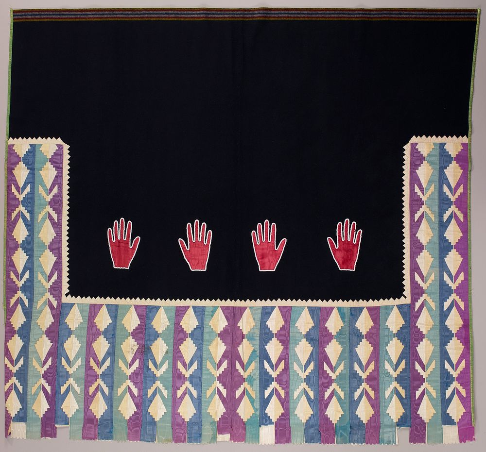 Friendship Blanket (ca. 1900) textile in high resolution. Original from the Minneapolis Institute of Art. Digitally enhanced…