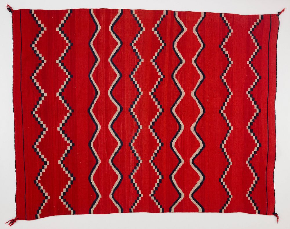Serape (ca. 1880) textile in high resolution. Original from the Minneapolis Institute of Art. Digitally enhanced by…
