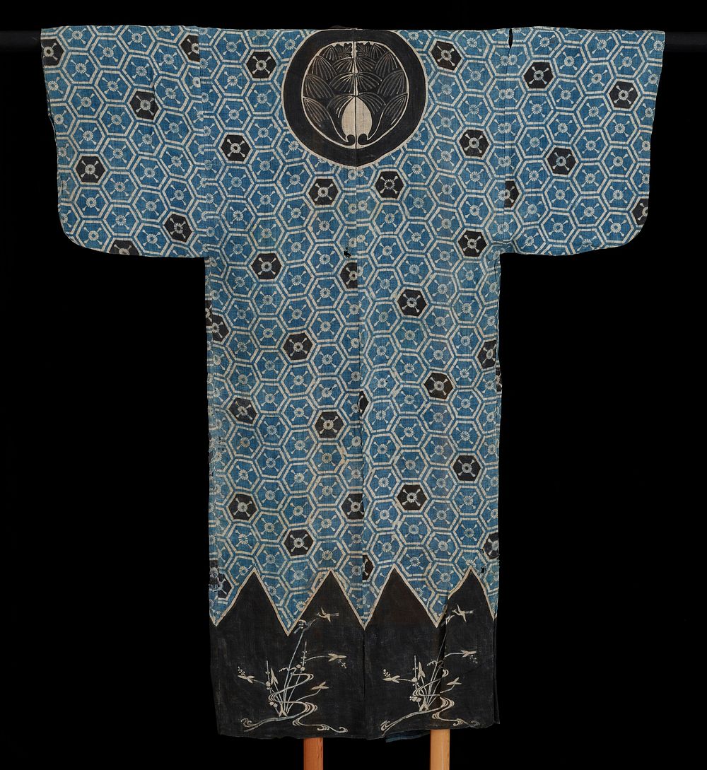 Hooded kimono (katsugi) during mid 19th century clothing in high resolution. Original from the Minneapolis Institute of Art.…
