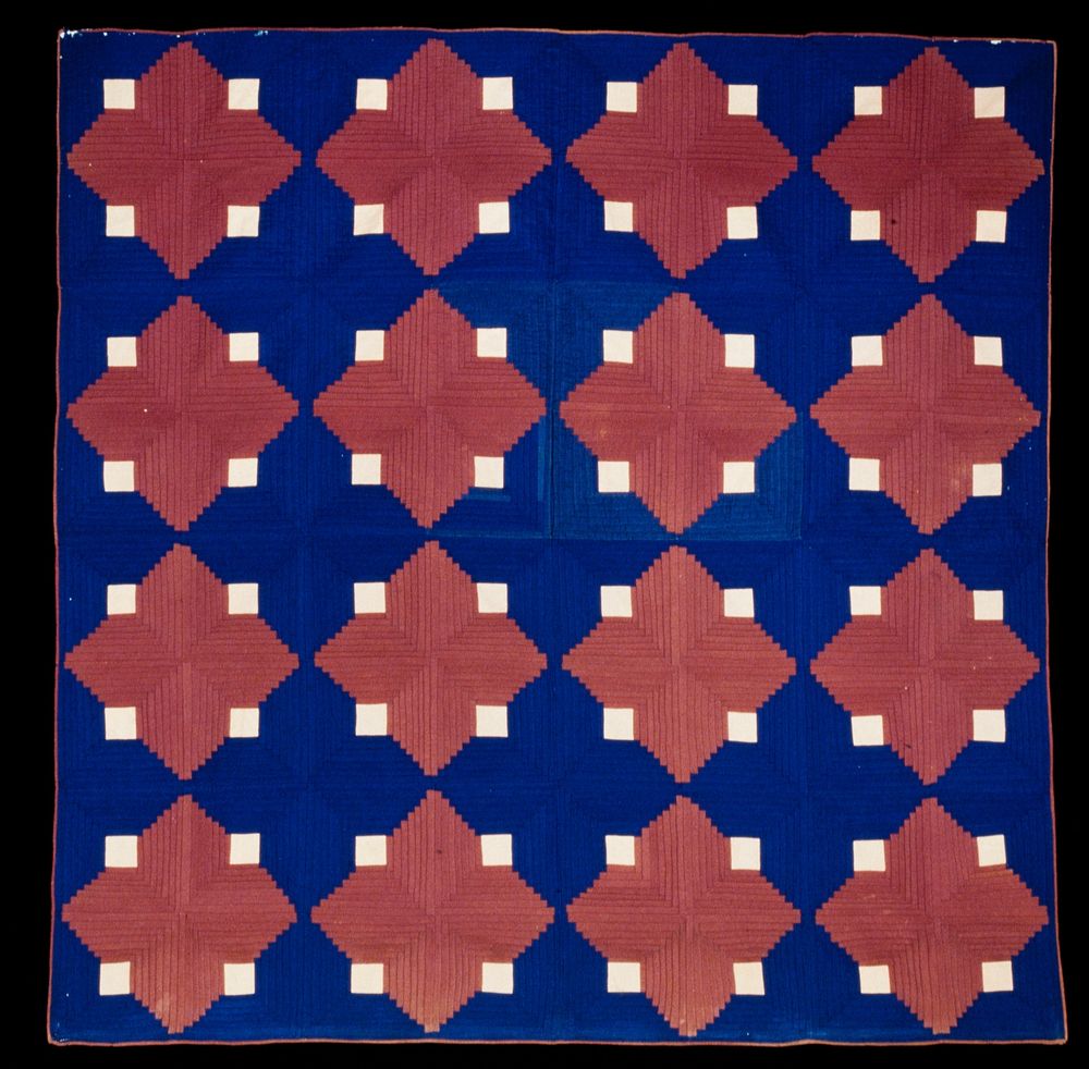 Mennonite Quilt during 19th century textile in high resolution. Original from the Minneapolis Institute of Art. Digitally…