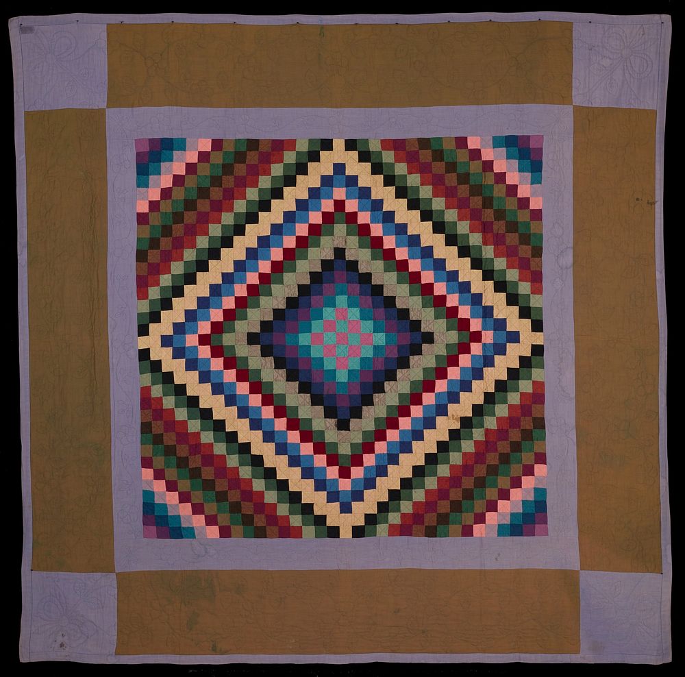 Sunshine and Shadow Quilt (ca. 1920) textiles in high resolution. Original from the Minneapolis Institute of Art. Digitally…