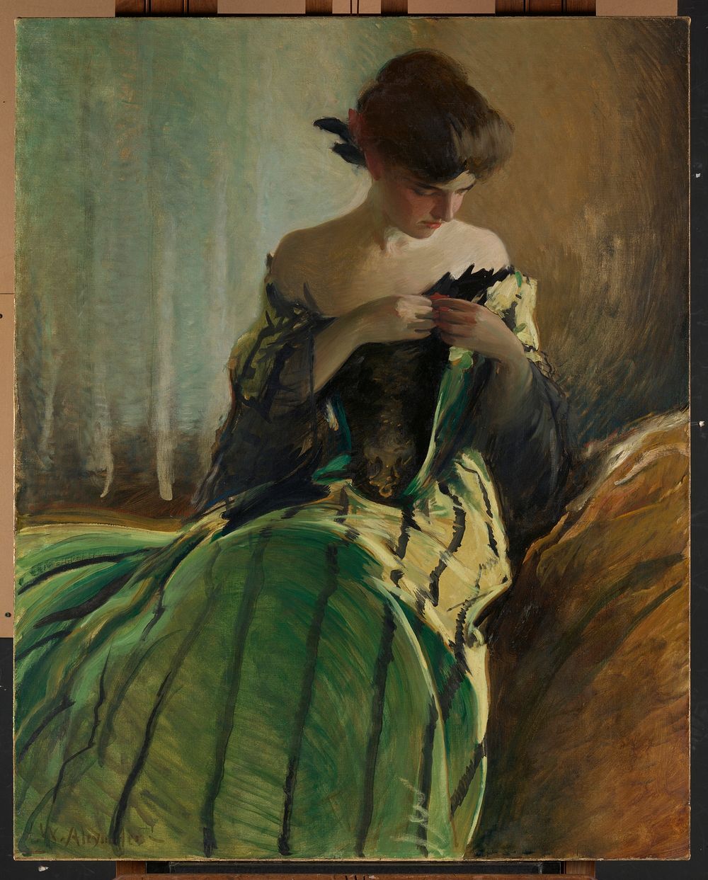 Study in Black and Green  by John White Alexander