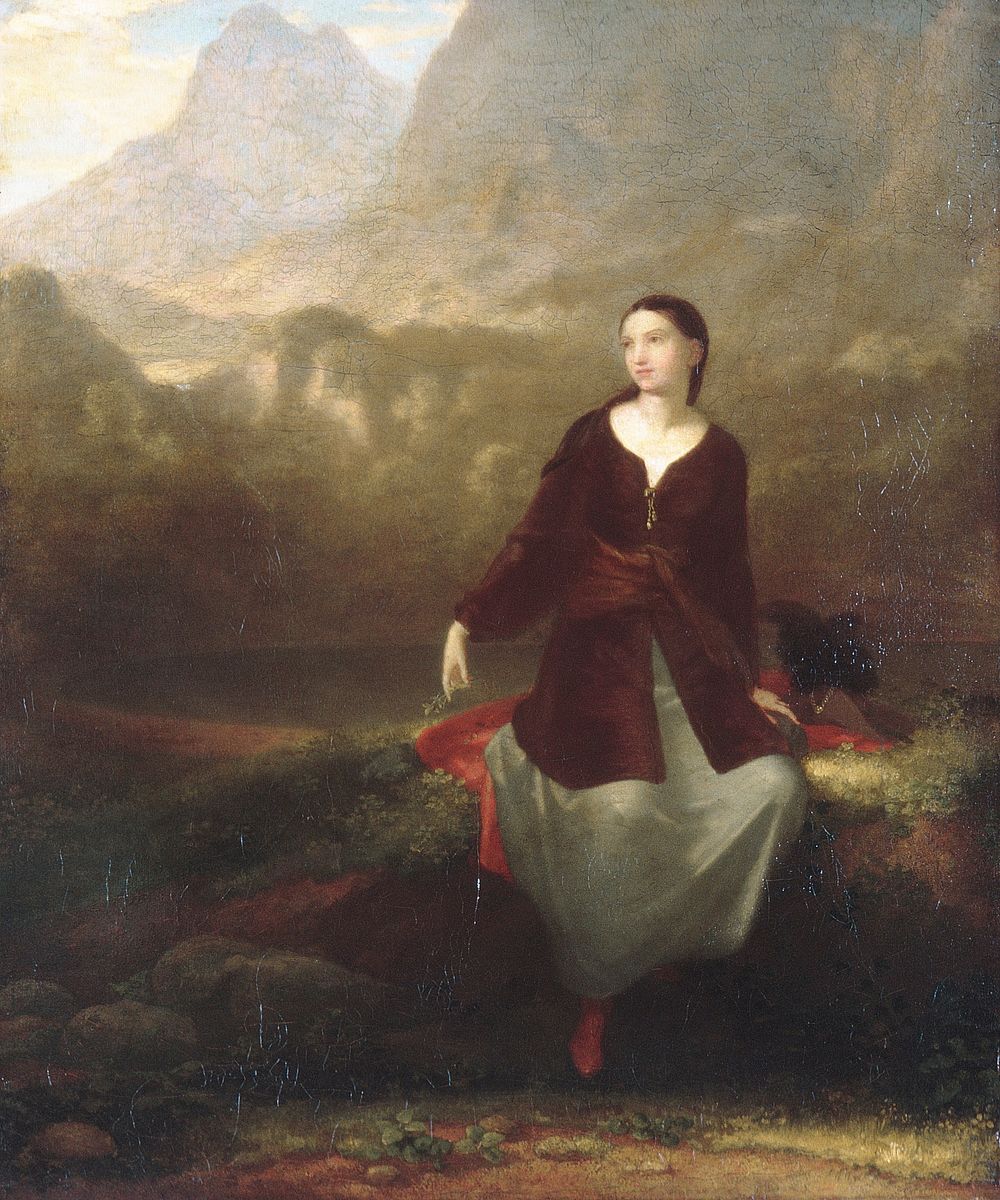 The Spanish Girl in Reverie by Washington Allston