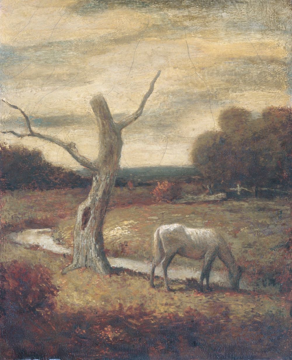 Autumn Meadows, formerly attributed to Albert Pinkham Ryder