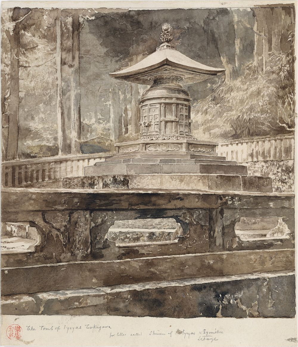 The Tomb of Iyeyasu Tokugawa by John La Farge