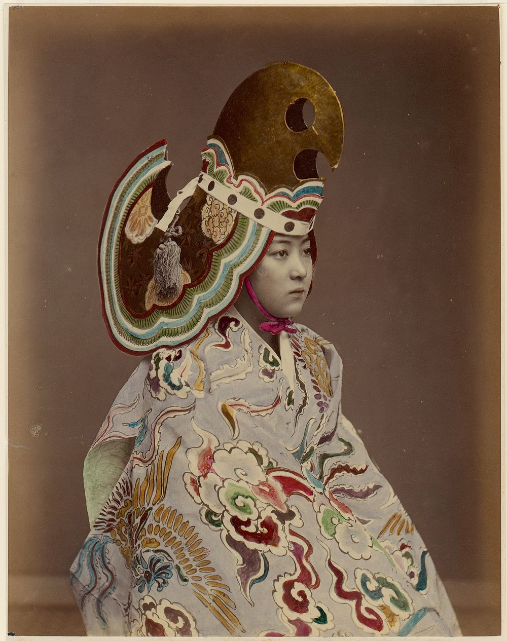 Performer in Bugaku-style Costume