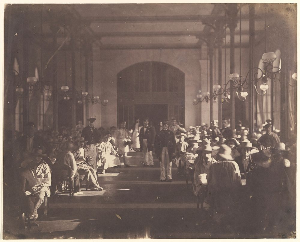 The Refectory of the Imperial Asylum at Vincennes by Charles N&egrave;gre