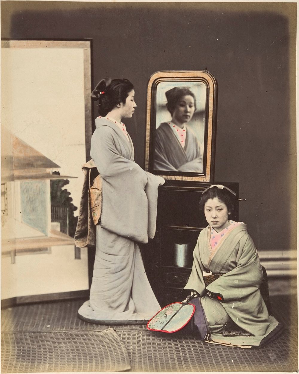 Japanese Women in Traditional Dress