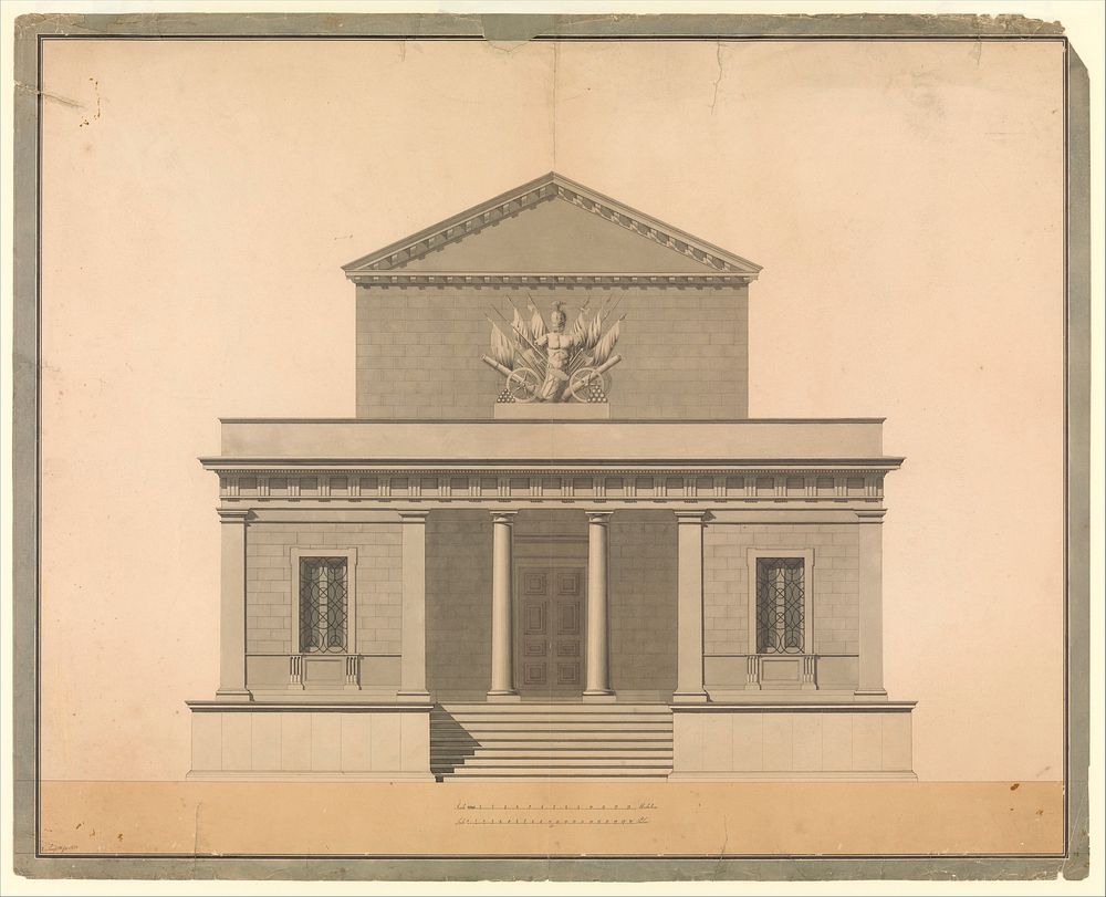 Design for the Façade of an Arsenal