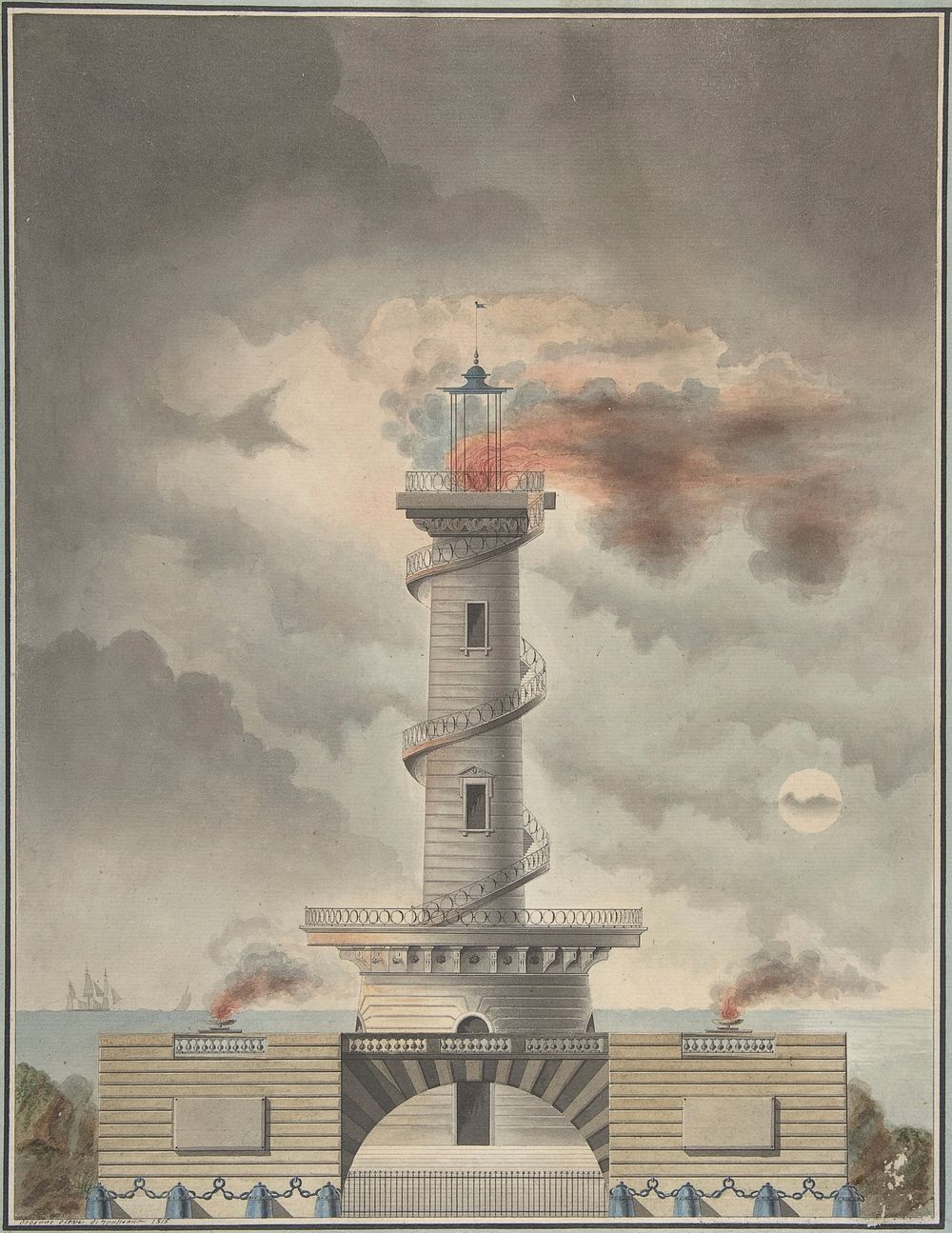 Design for a Lighthouse (Margate?) 