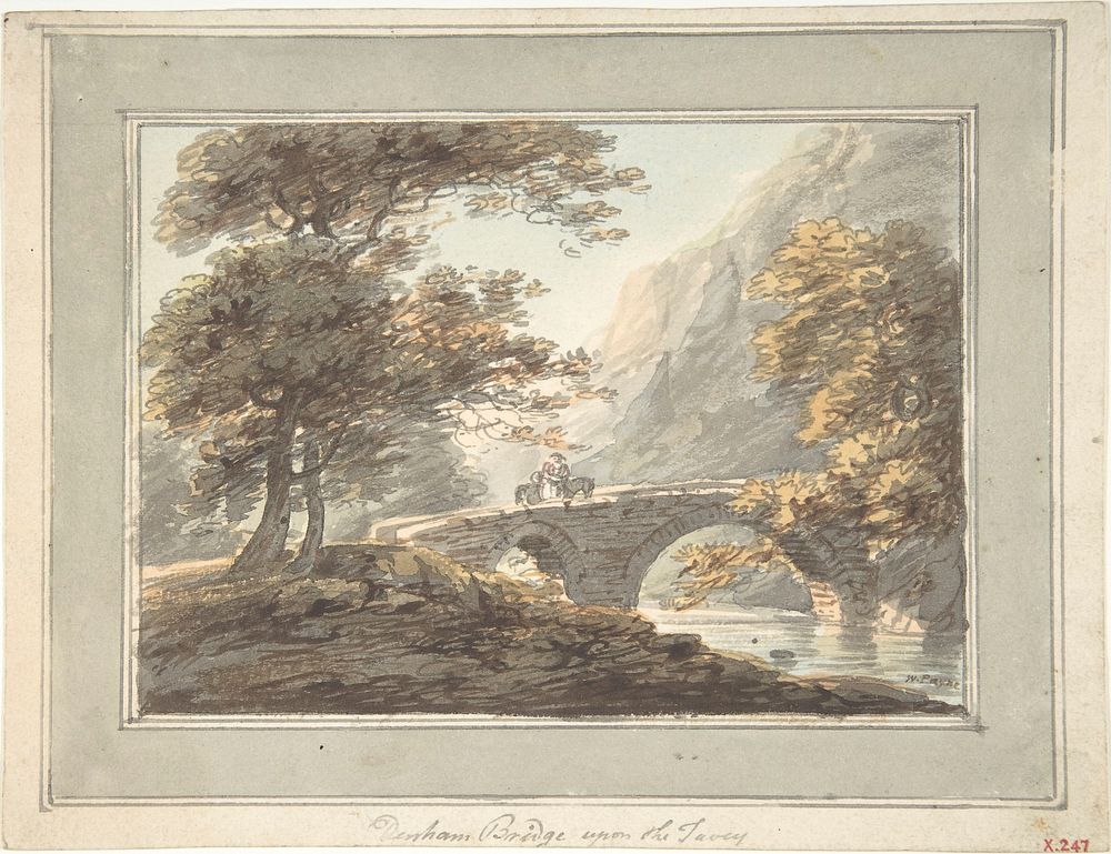 Denham Bridge upon the Tavy by William Payne