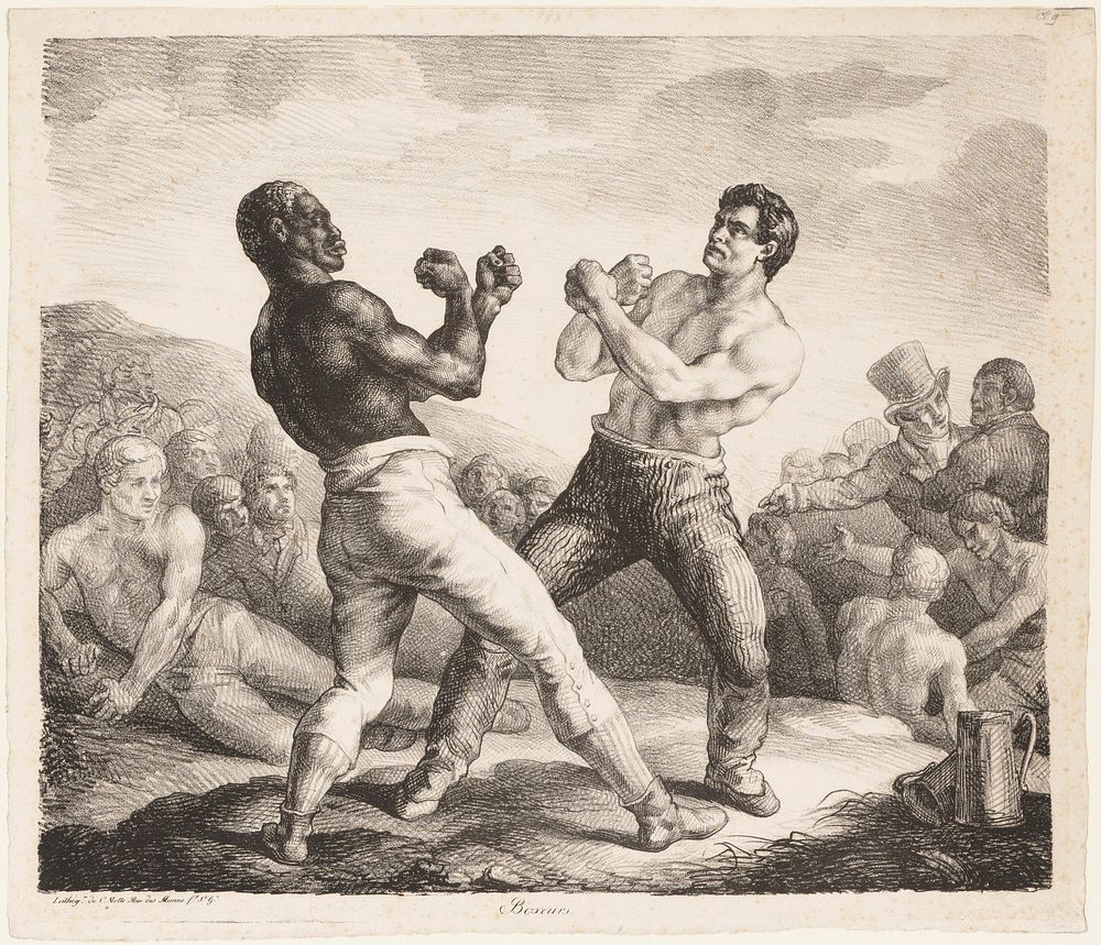 Boxers by Th&eacute;odore Gericault