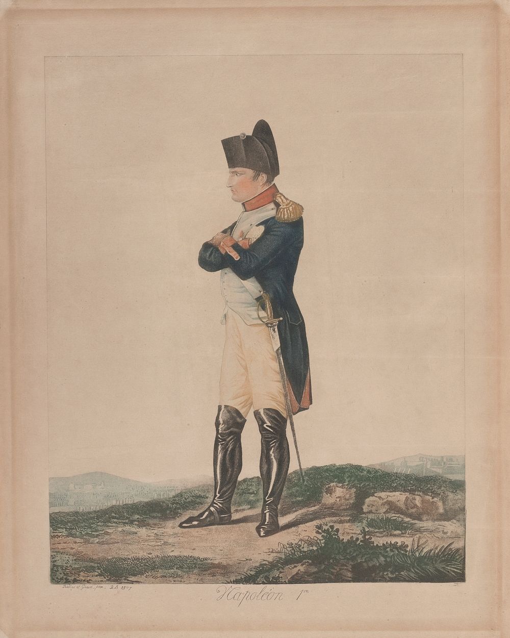 Napoleon I by Louis Philibert Debucourt