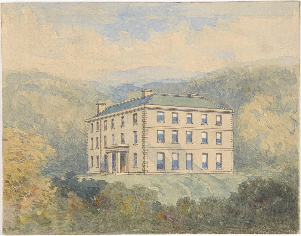 Country house by Anonymous, British, 19th century