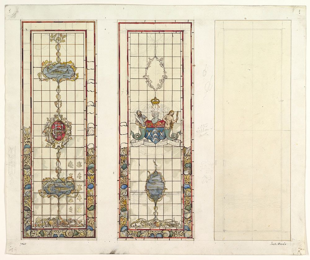 Design of Marine Motifs for Stained Glass