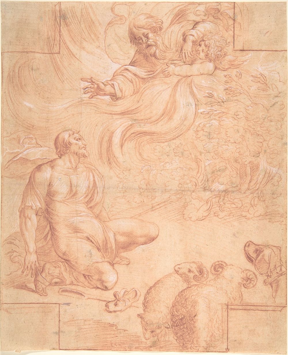 God Appearing to Moses by Pierre Brebiette