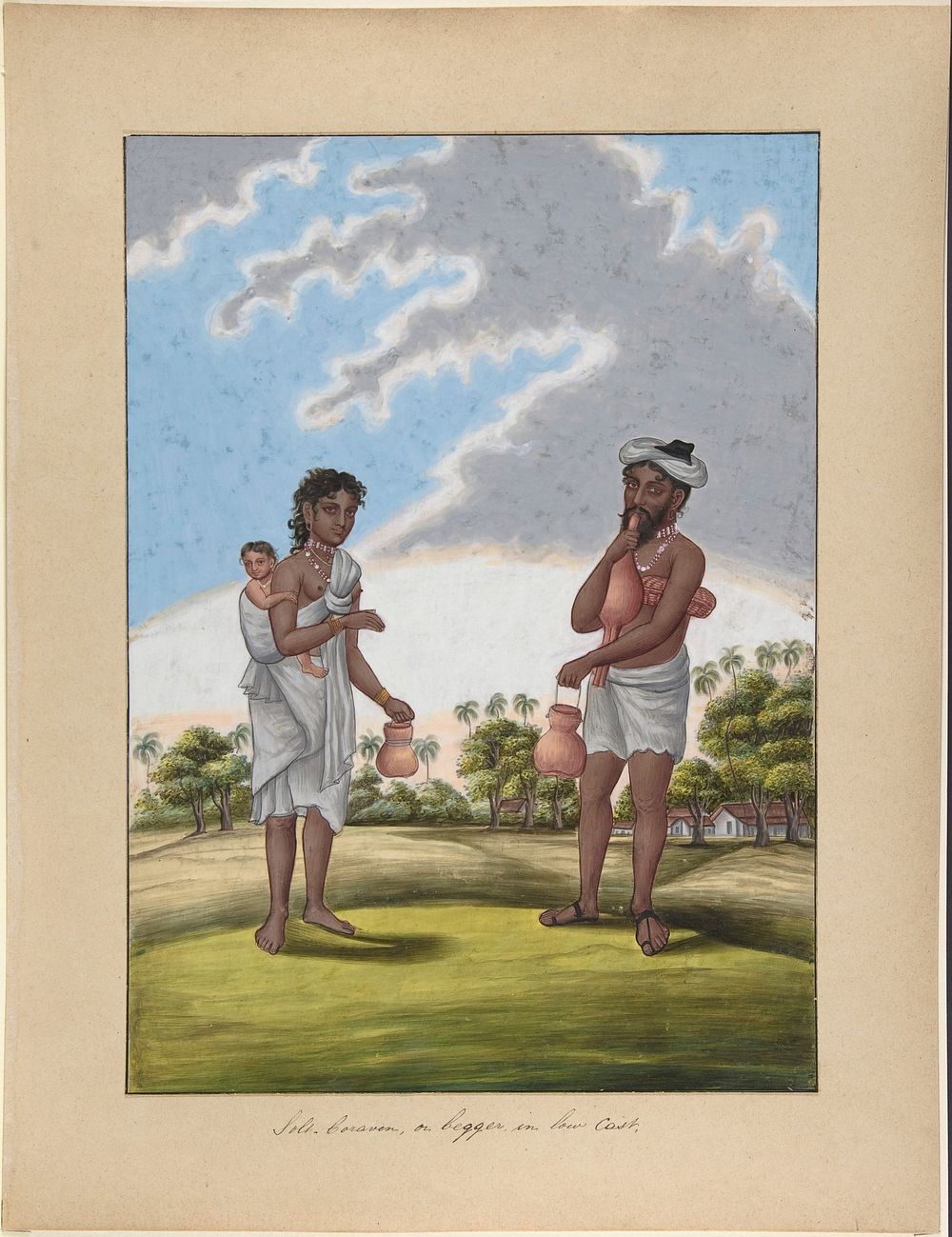 Solf-Coraven, or Beggar, from Indian Trades and Castes, Anonymous, Indian, 19th century