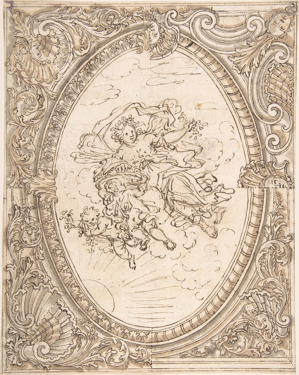 Design for a Ceiling with the Allegory of Dawn
