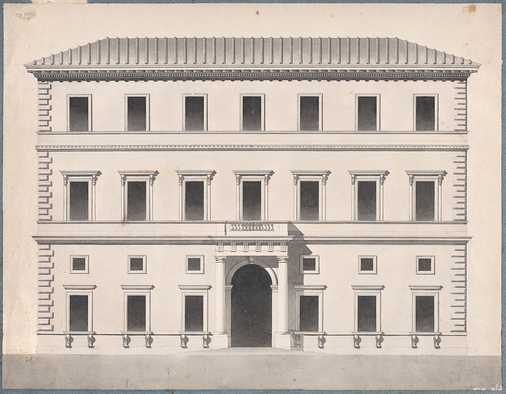 Architectural Study of a Renaissance Palace