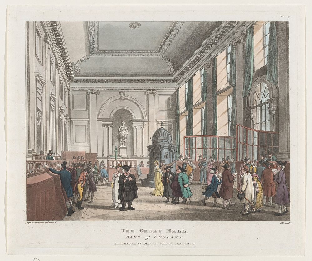 The Great Hall, Bank of England by various artists/makers