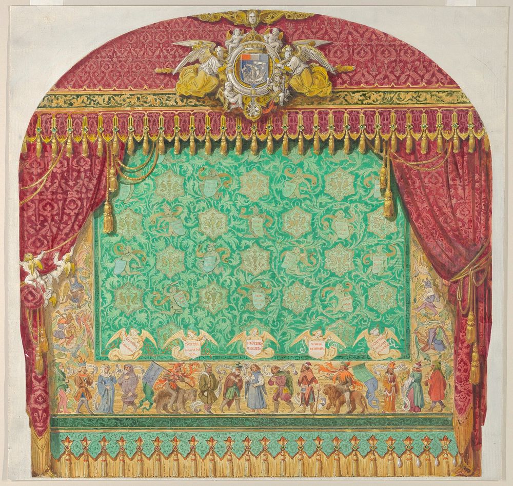 Design for a Theater Curtain