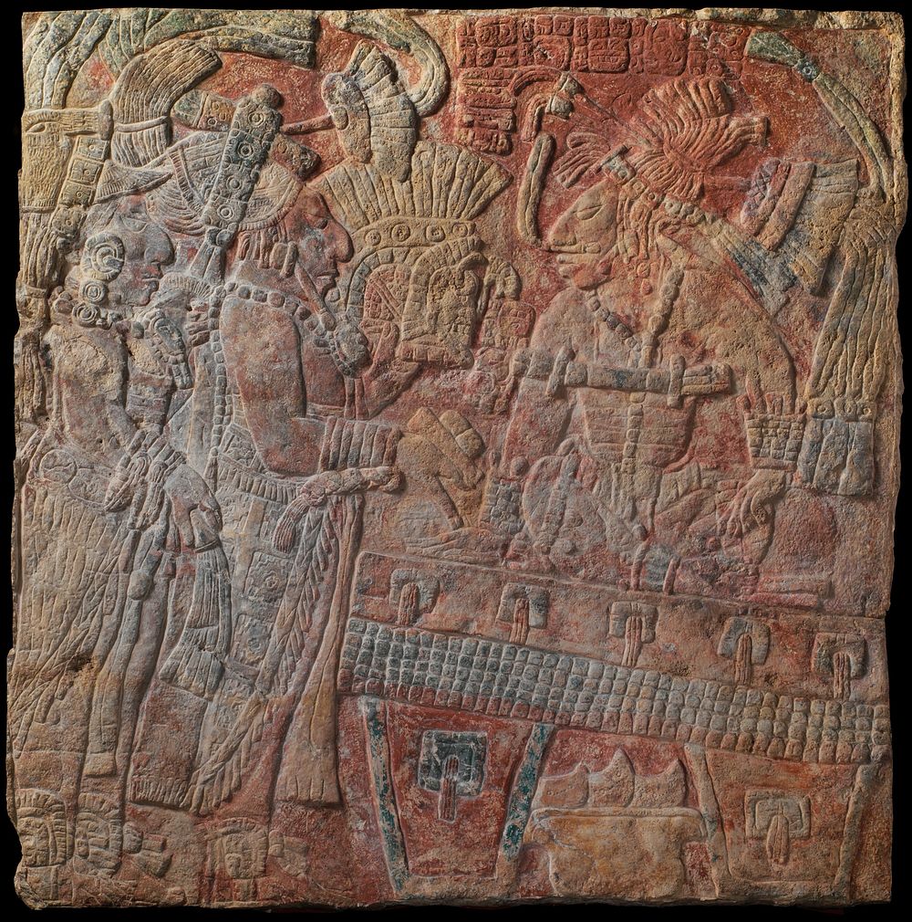Relief with Enthroned Ruler by Chakalte'