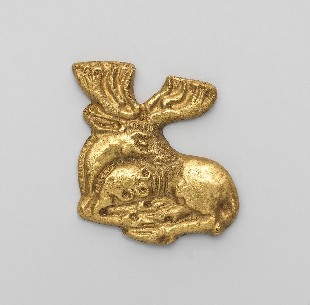 Reproduction of a Sarmatian plaque in the form of an elk
