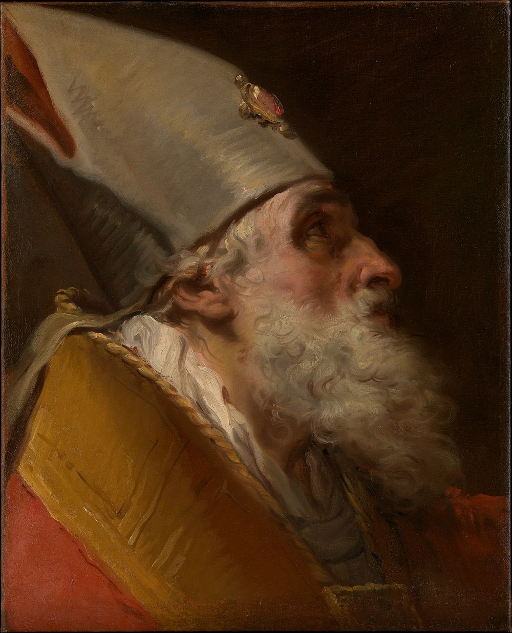 Head of a Bishop by Gaetano Gandolfi