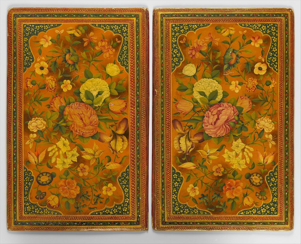 Lacquer Covers of the Davis Album, dated 1217 AH/ 1802–3 CE