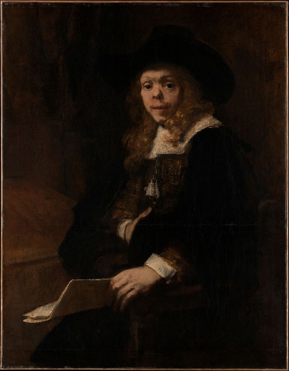 Portrait of Gerard de Lairesse by Rembrandt van Rijn