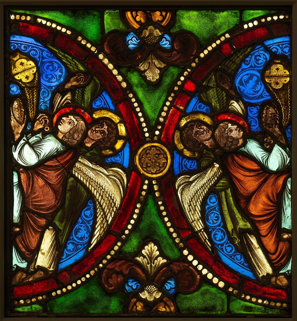 Angels Swinging Censers, French