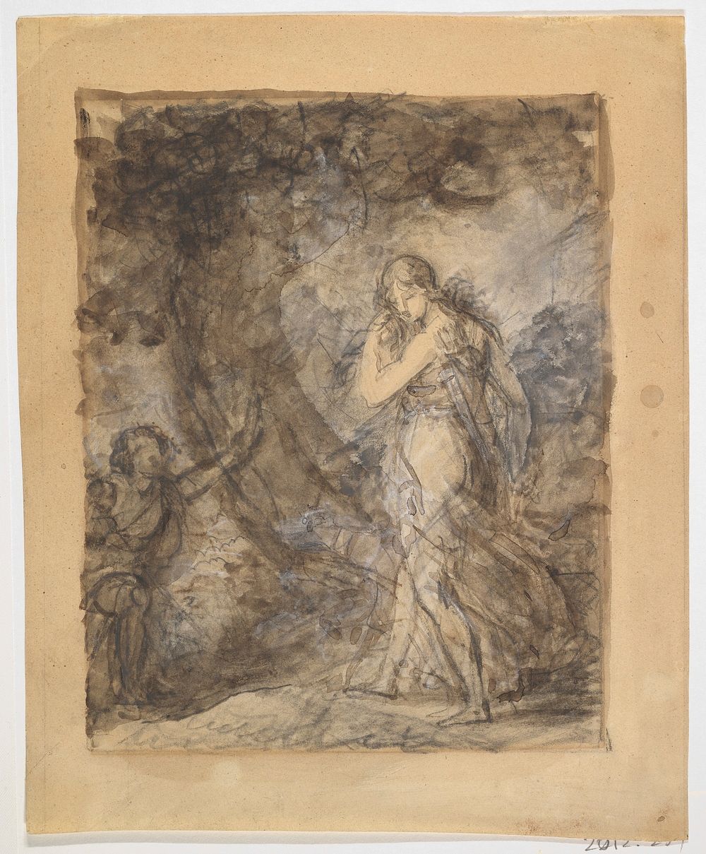 Daphnis Running toward Chloe by Baron François Gérard