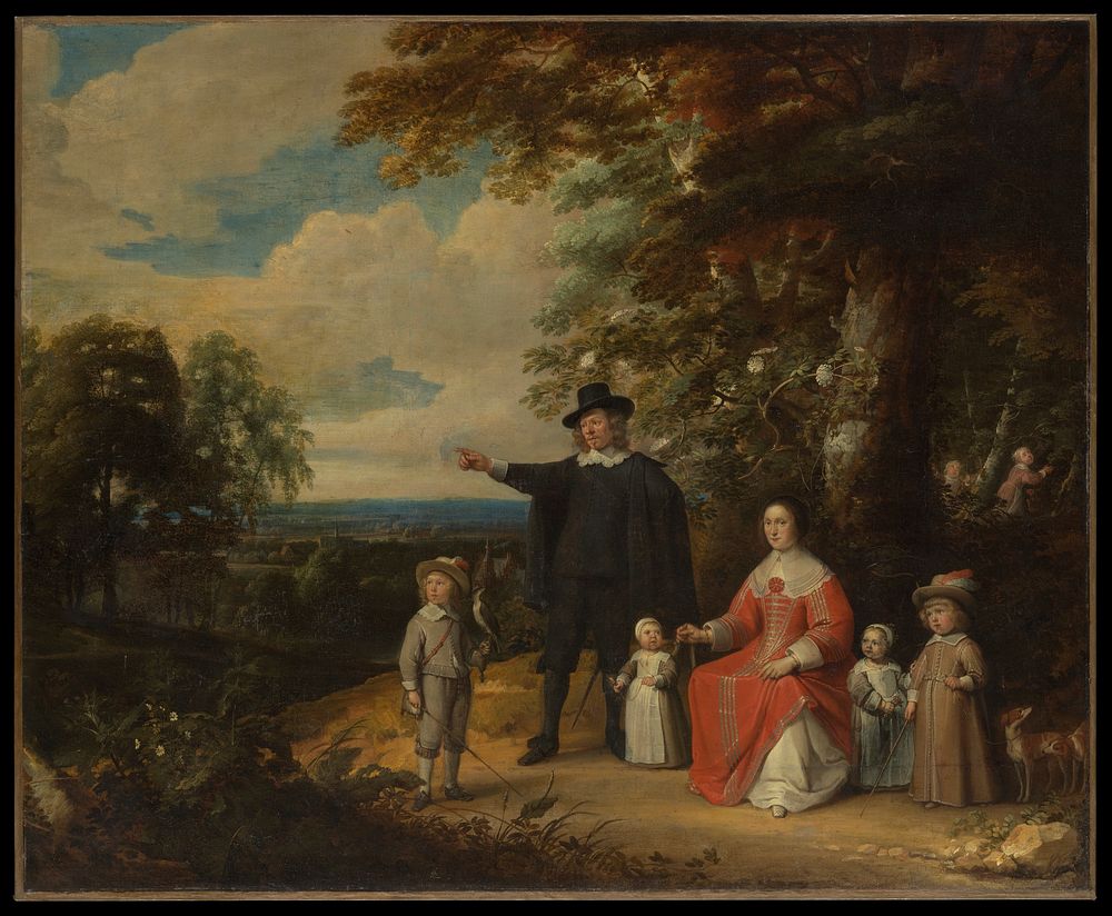 Family Group in a Landscape